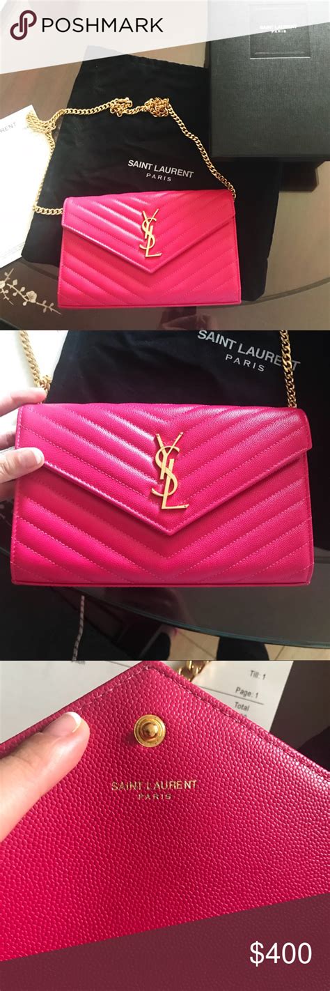 hot pink ysl bag